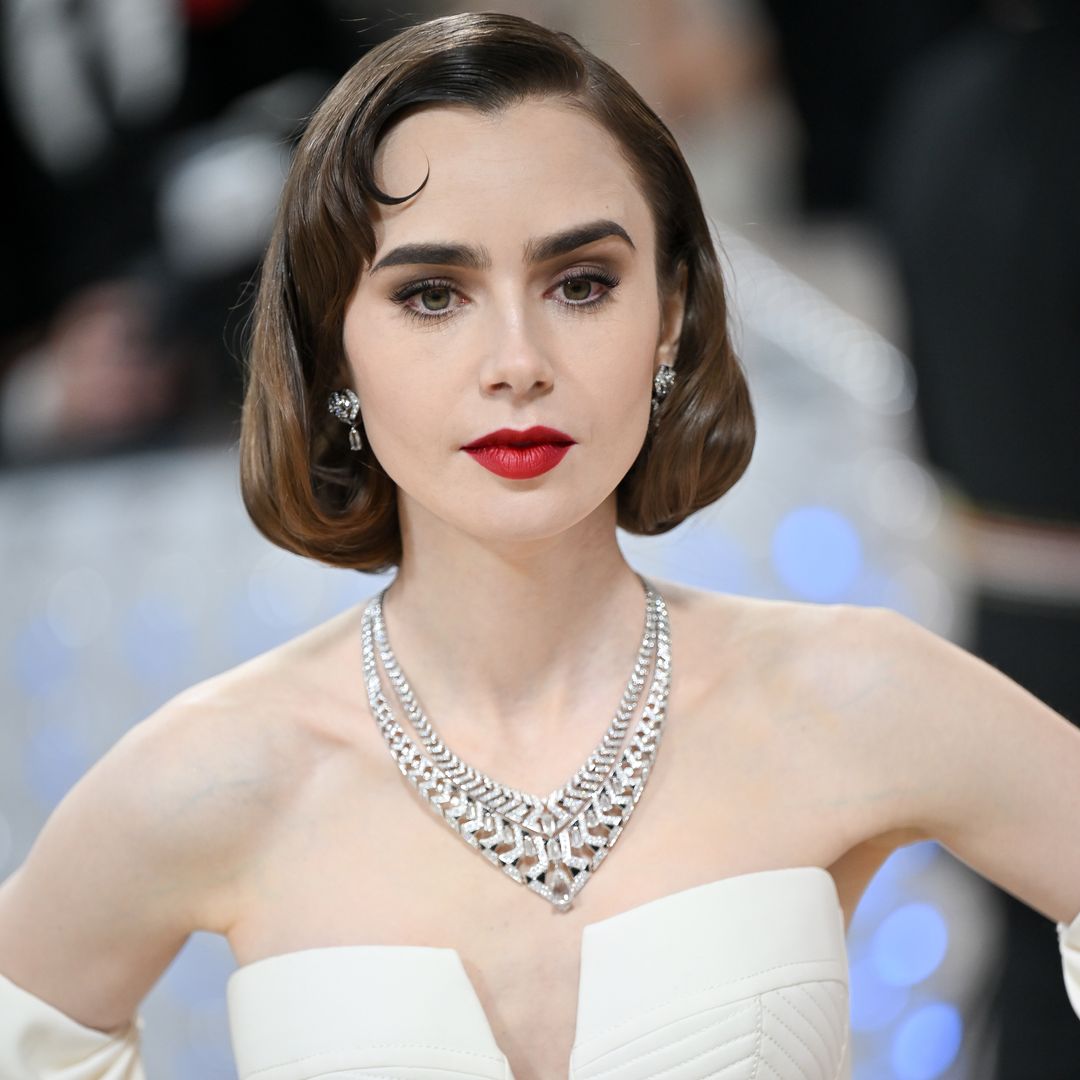 Lily Collins secretly channelled Karl Lagerfeld's favourite 80s model at the 2023 Met Gala