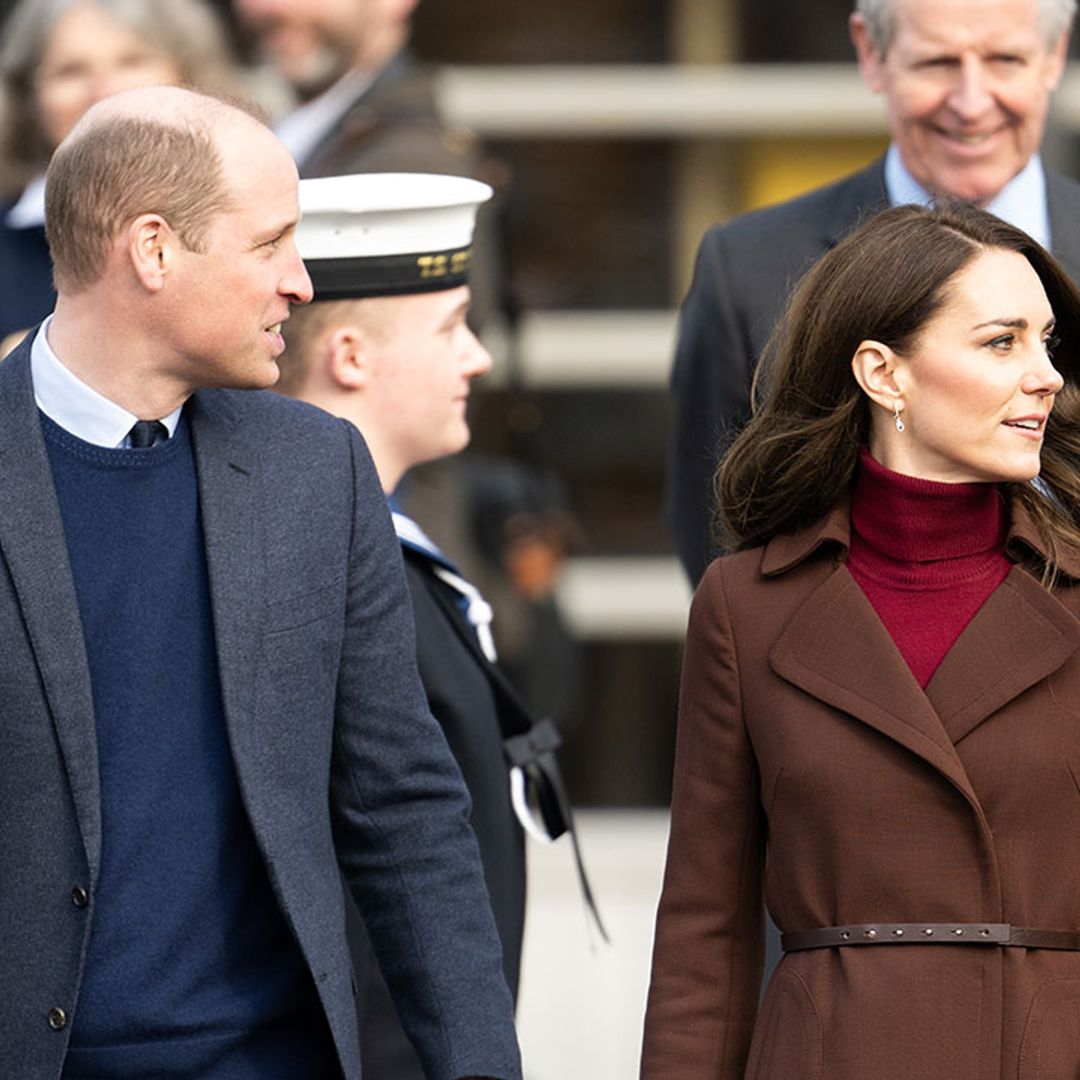 Prince William and Princess Kate's Falmouth visit disrupted by protestor