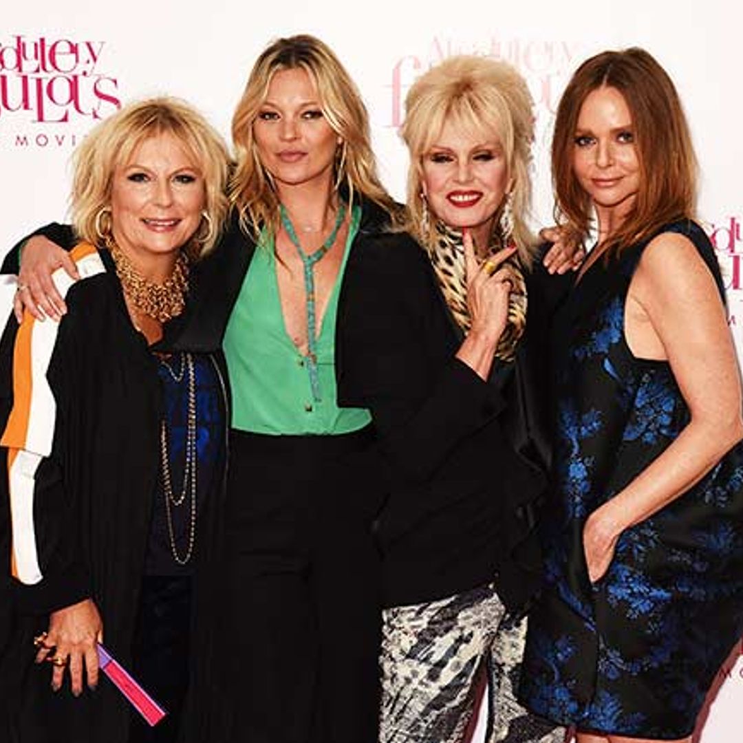 Kate Moss and Stella McCartney lead the fashion set at Absolutely Fabulous: The Movie premiere
