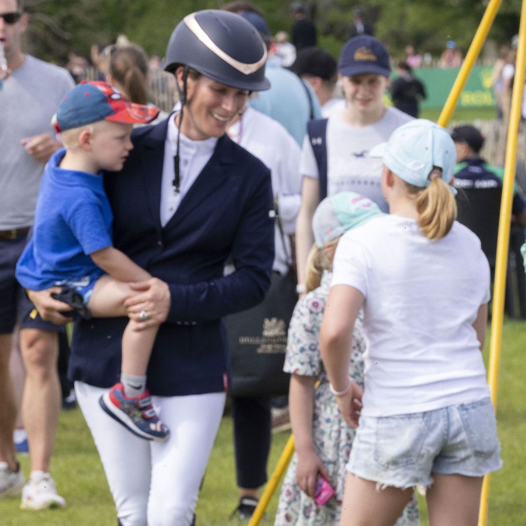 Zara Tindall gives interview alongside her three children - and adorable Lucas steals the show