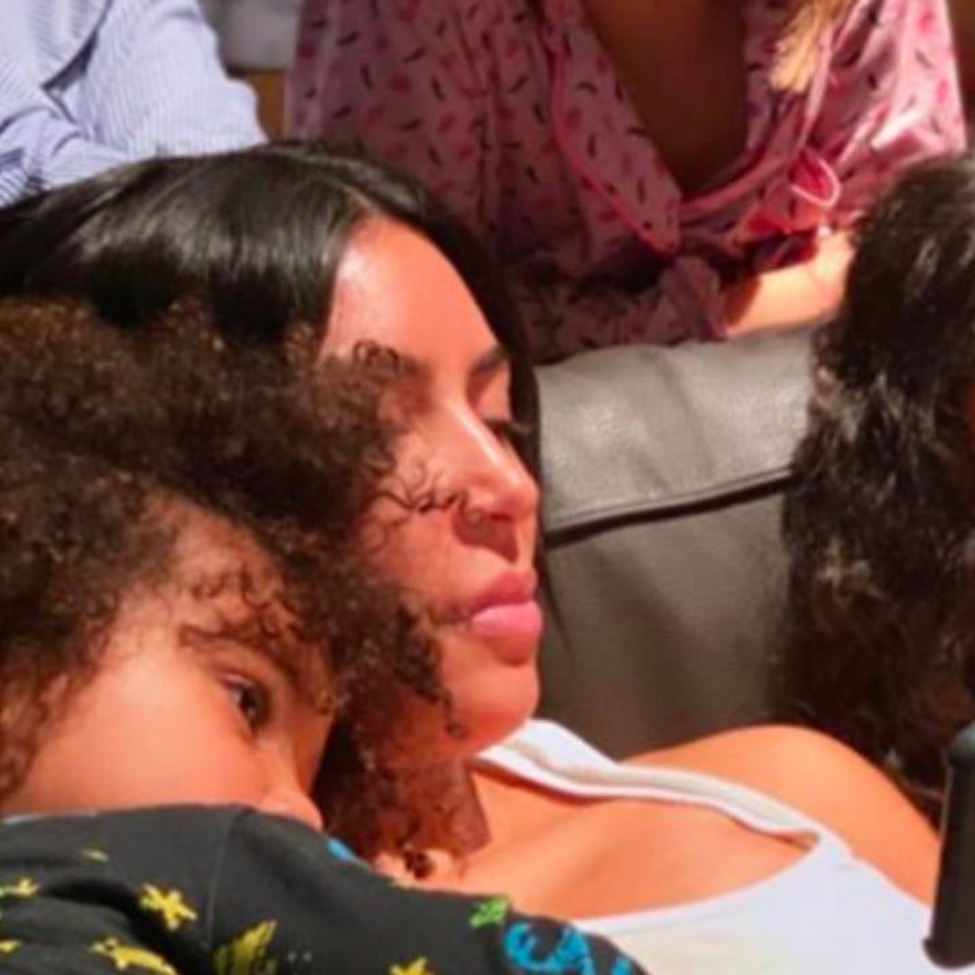 Kim Kardashian shares personal photos of her children from her phone during lockdown