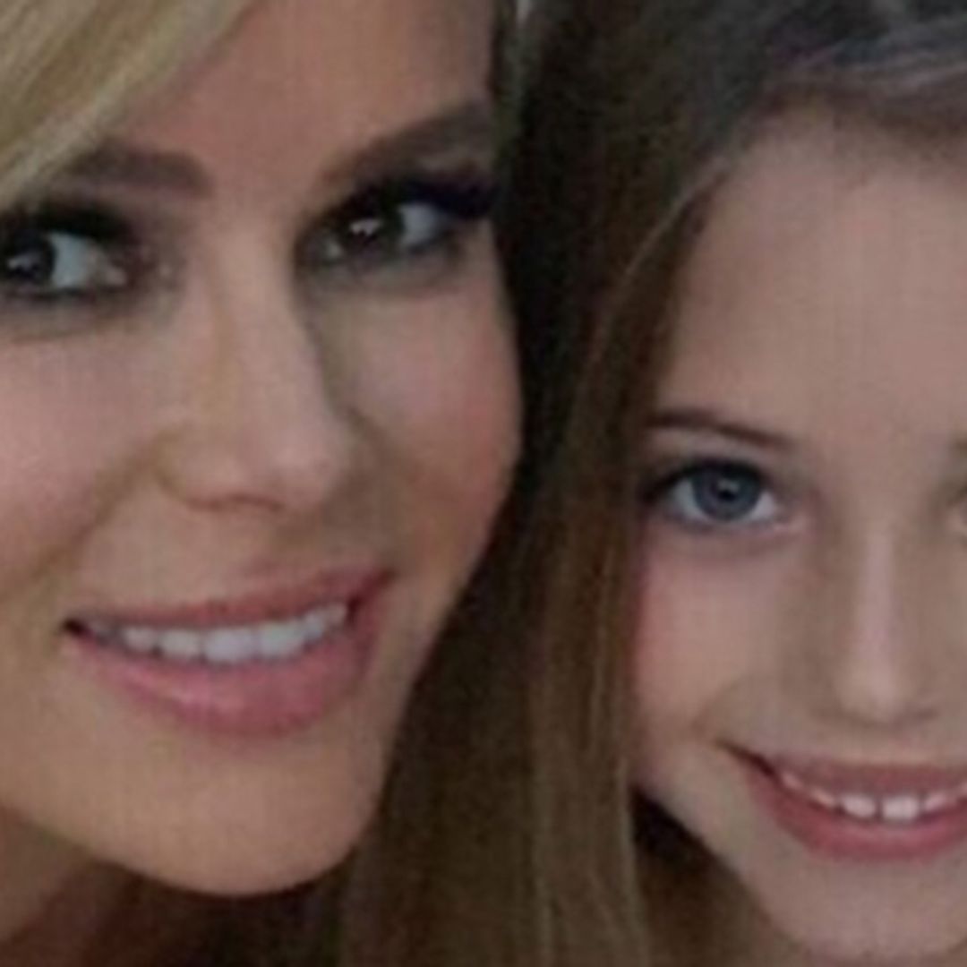 Amanda Holden twins with her youngest daughter in an incredible black jumpsuit