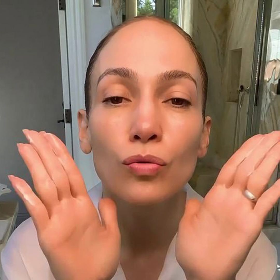Makeup-free Jennifer Lopez, 53, reveals the secrets to her glowing complexion in skin tutorial