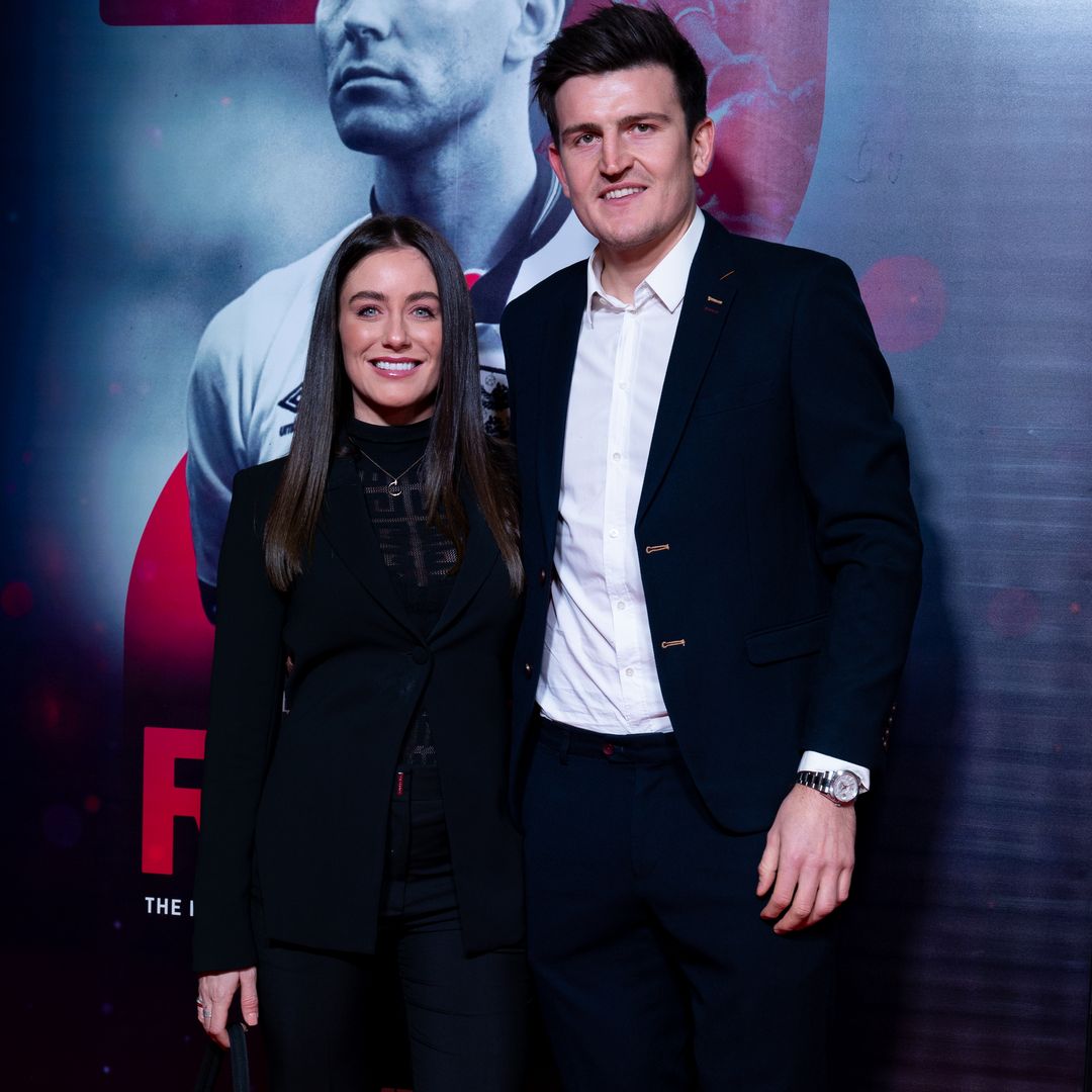 Harry Maguire shares new photo of bride Fern's thigh-split wedding dress – and wow