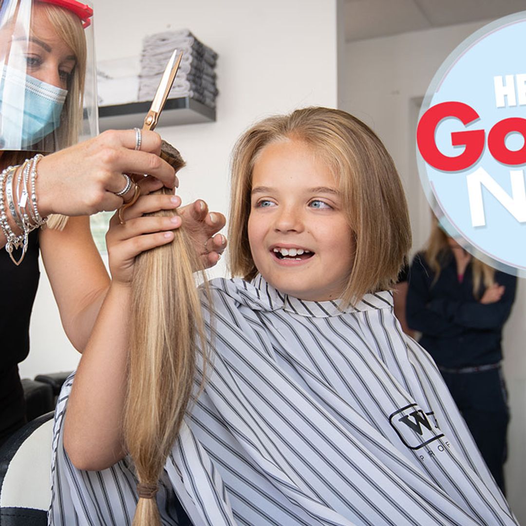 This boy just had his first ever haircut - and donated his hair to a children's charity