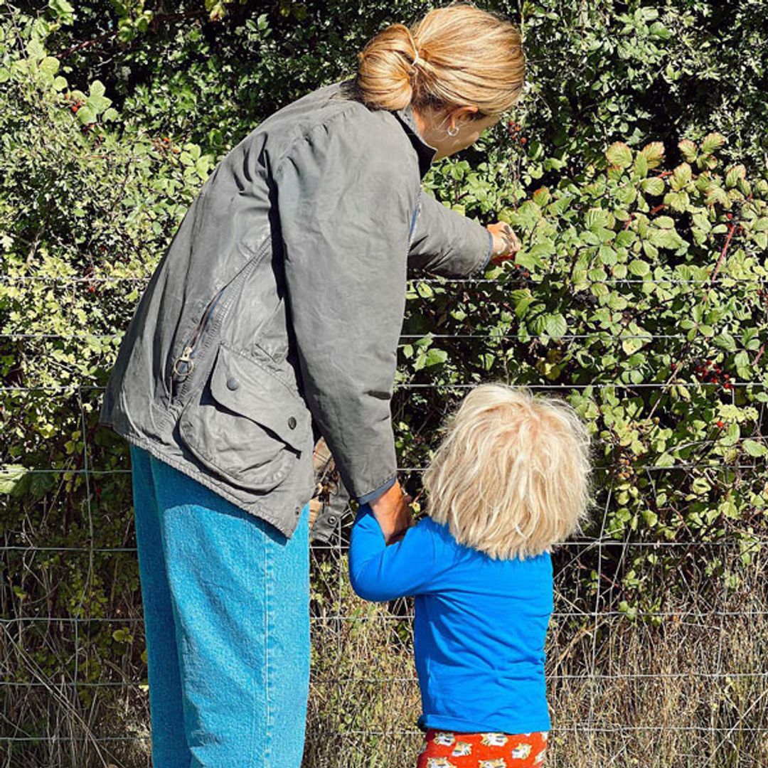 Carrie Johnson's son Wilf has the most incredibly wild hair in adorable video