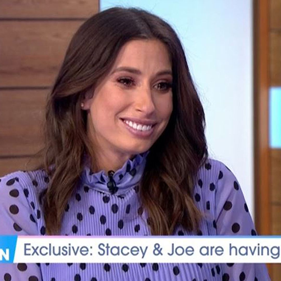 Stacey Solomon tears up as she makes first pregnant appearance on Loose Women