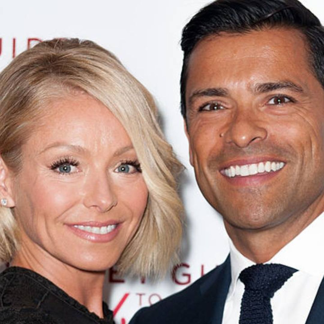 Kelly Ripa shares shirtless photo of Mark Consuelos in the bathroom - and it's epic
