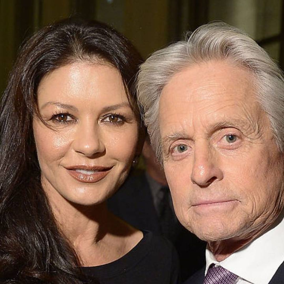 Catherine Zeta-Jones wows in lace as she shares glimpse inside eccentric NY living room