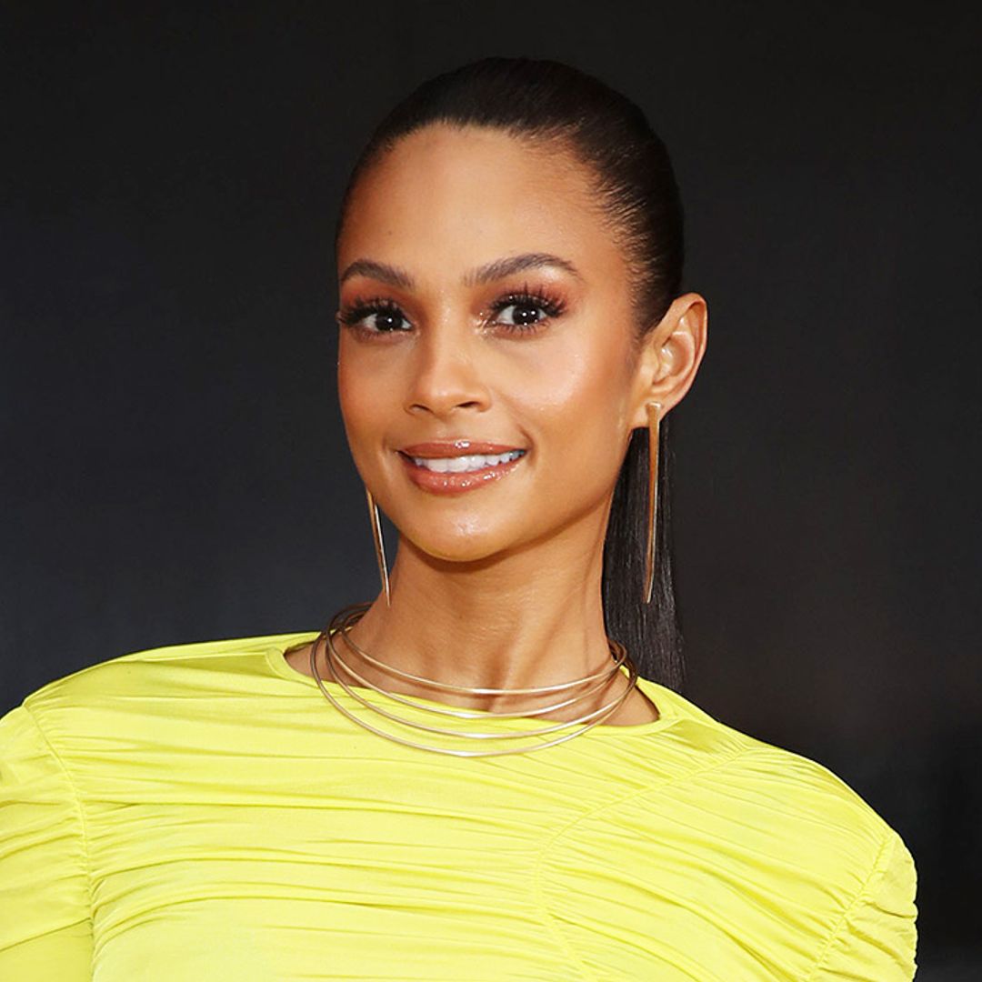 Alesha Dixon shares a rare family photo with partner and two daughters