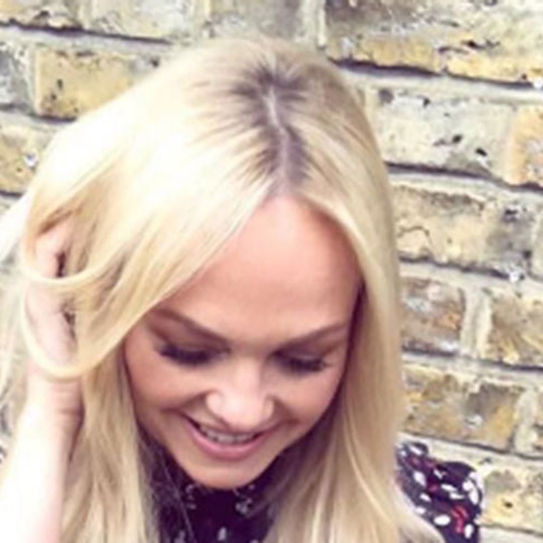 Emma Bunton is stylish in floral blouse by online retailer Very