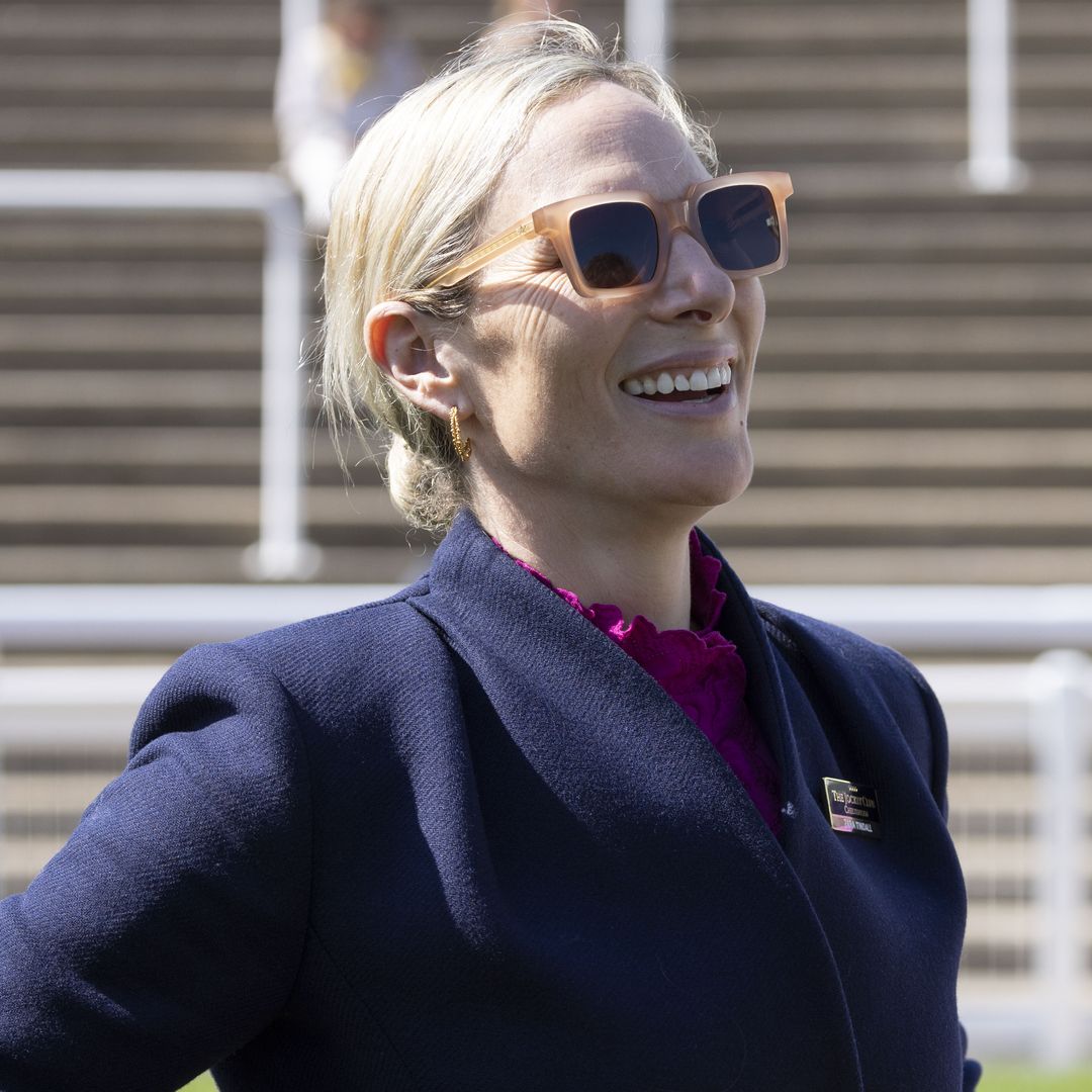 Zara Tindall is the picture of perfection in cigarette trousers and heels