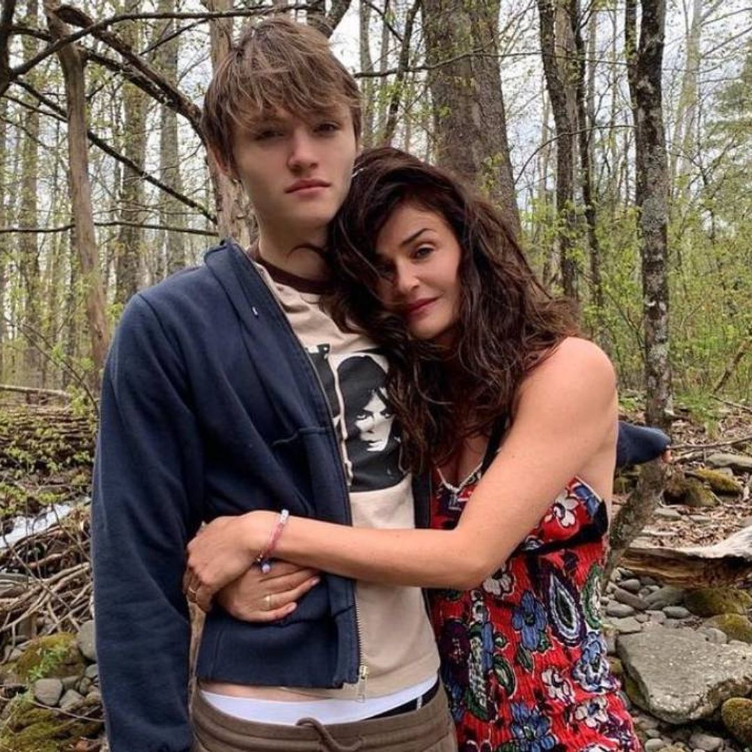 Helena Christensen's modelling photos with lookalike son get fans talking
