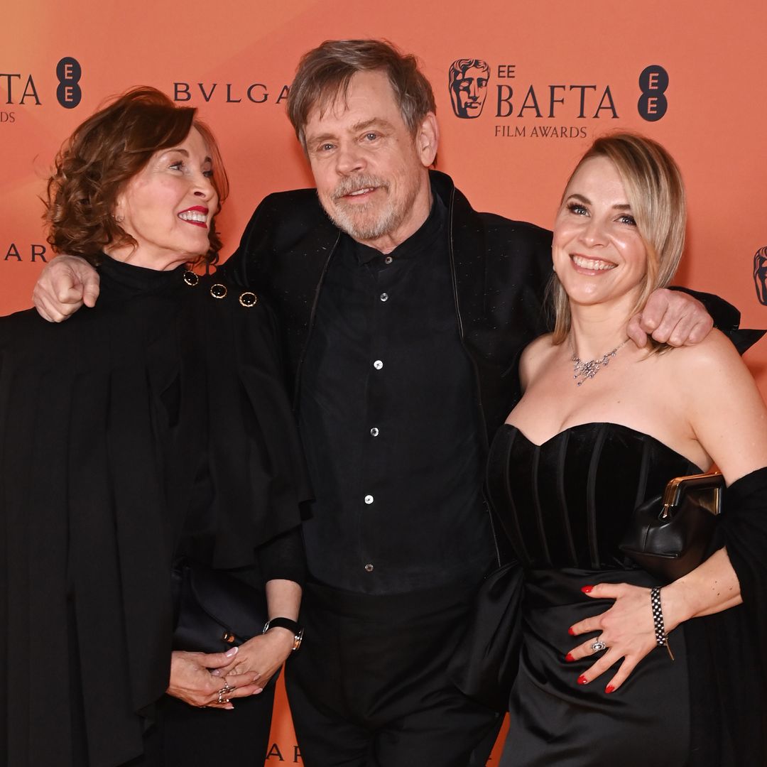 Marilou York, Mark Hamill and Chelsea Hamill attend the Nominees' Party for the EE BAFTA Film Awards 2025 at The National Gallery on February 15, 2025 in London, England