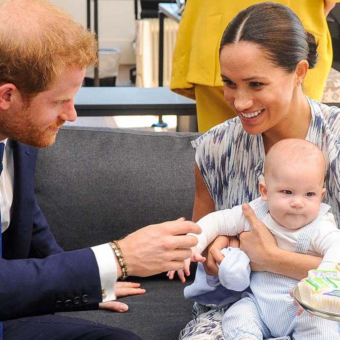 Prince Harry, Meghan Markle and baby Archie touch down in the UK