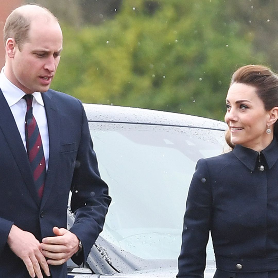 Lovely in Loughborough! Kate Middleton dazzles in a fierce military jacket by Alexander McQueen