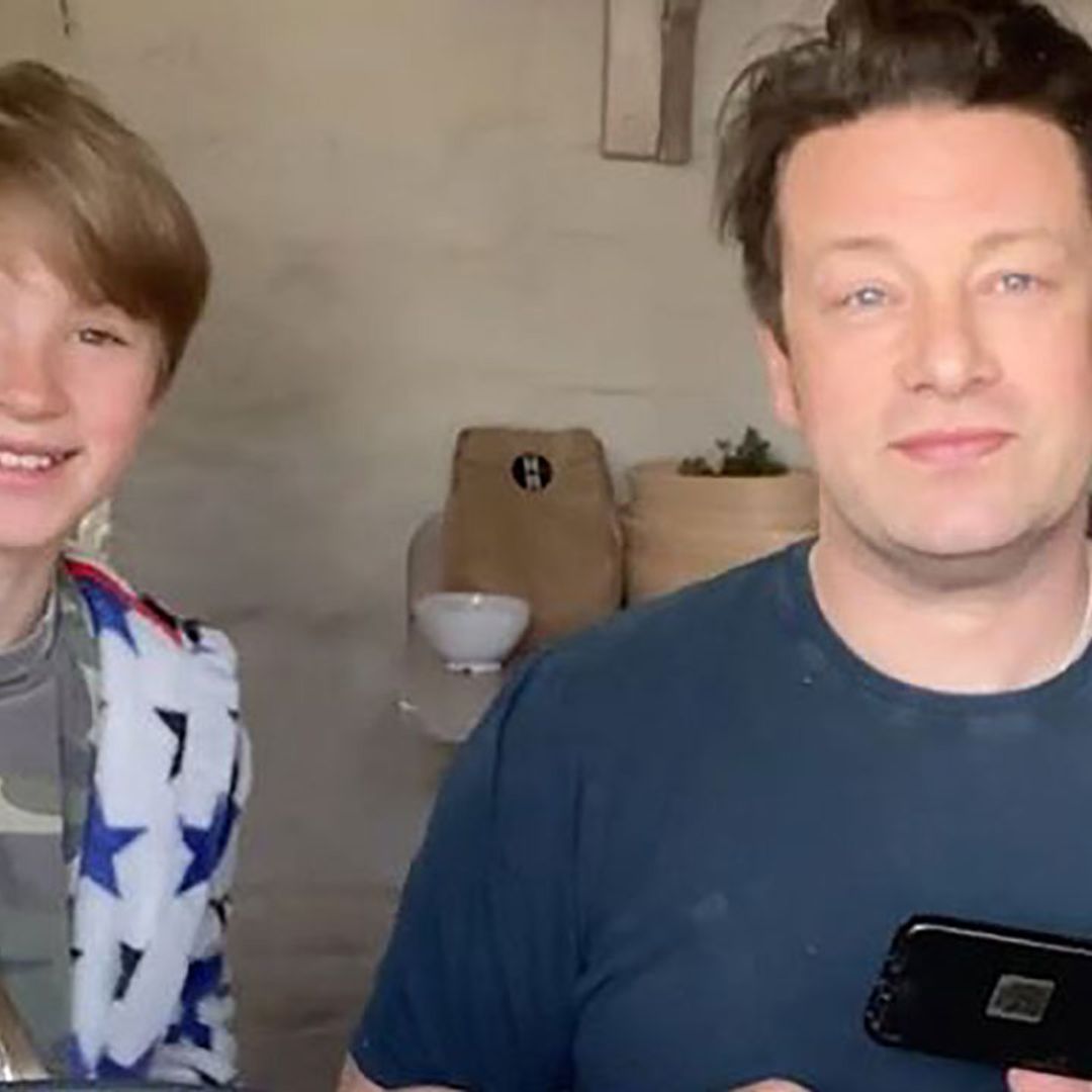 Jamie Oliver's son Buddy, 9, praised for cooking delicious barbecue chicken lollipops