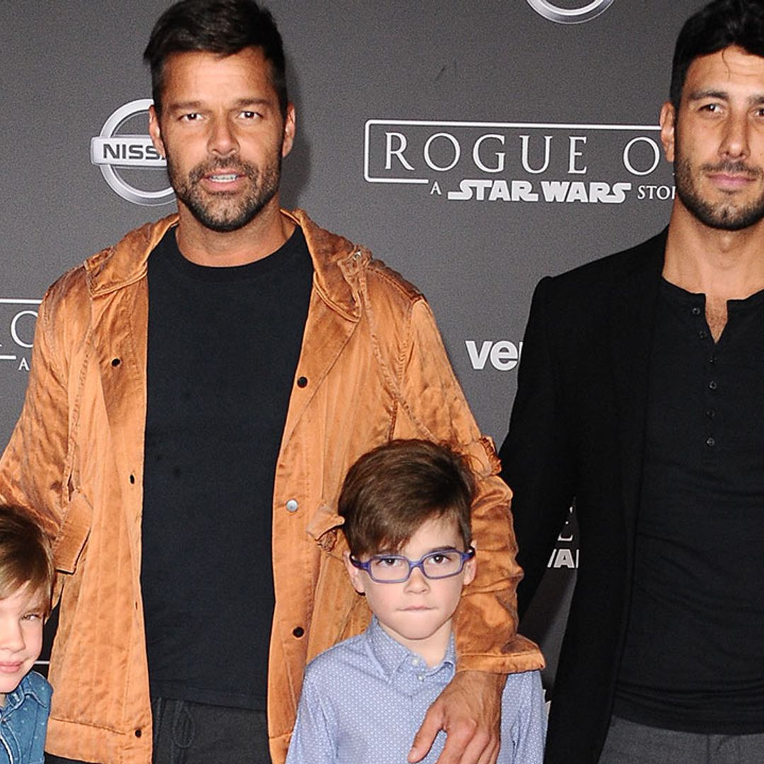 Ricky Martin shares rare pictures of twin sons during daytrip