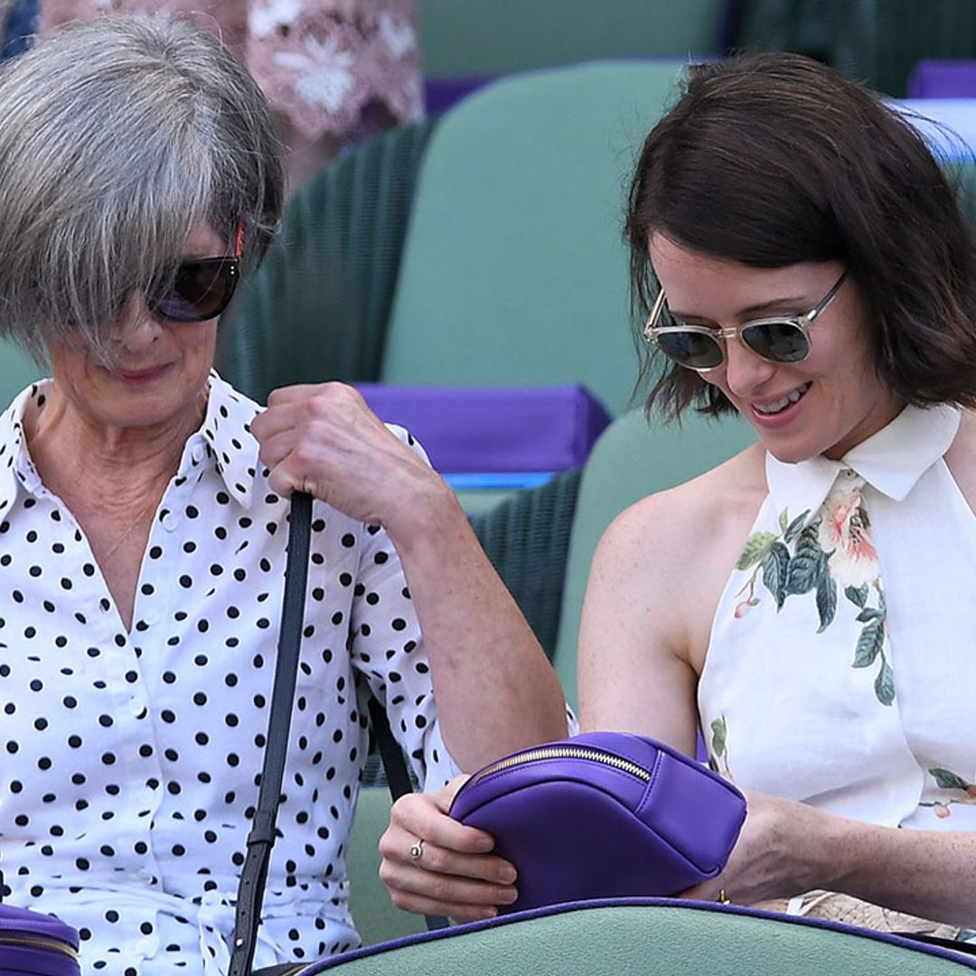 Claire Foy excited about her royal box goody bag at Wimbledon - but what's INSIDE?