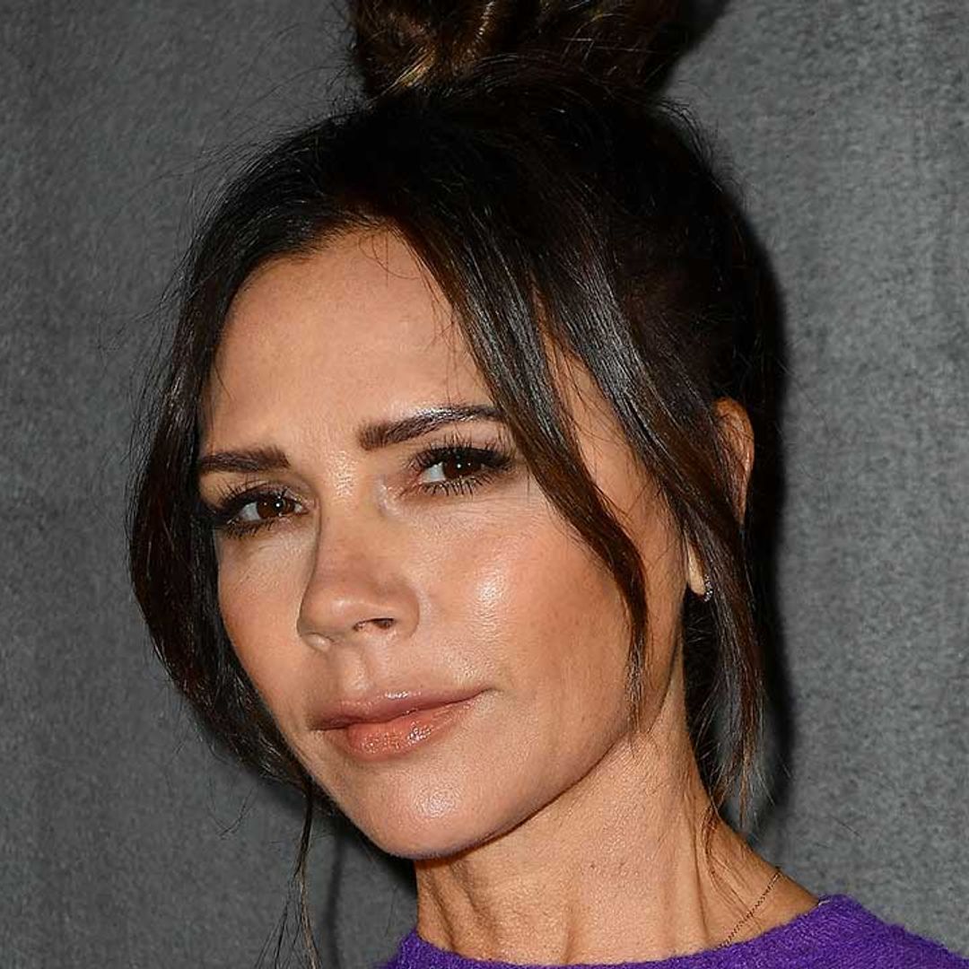 Victoria Beckham floors fans in micro mini dress