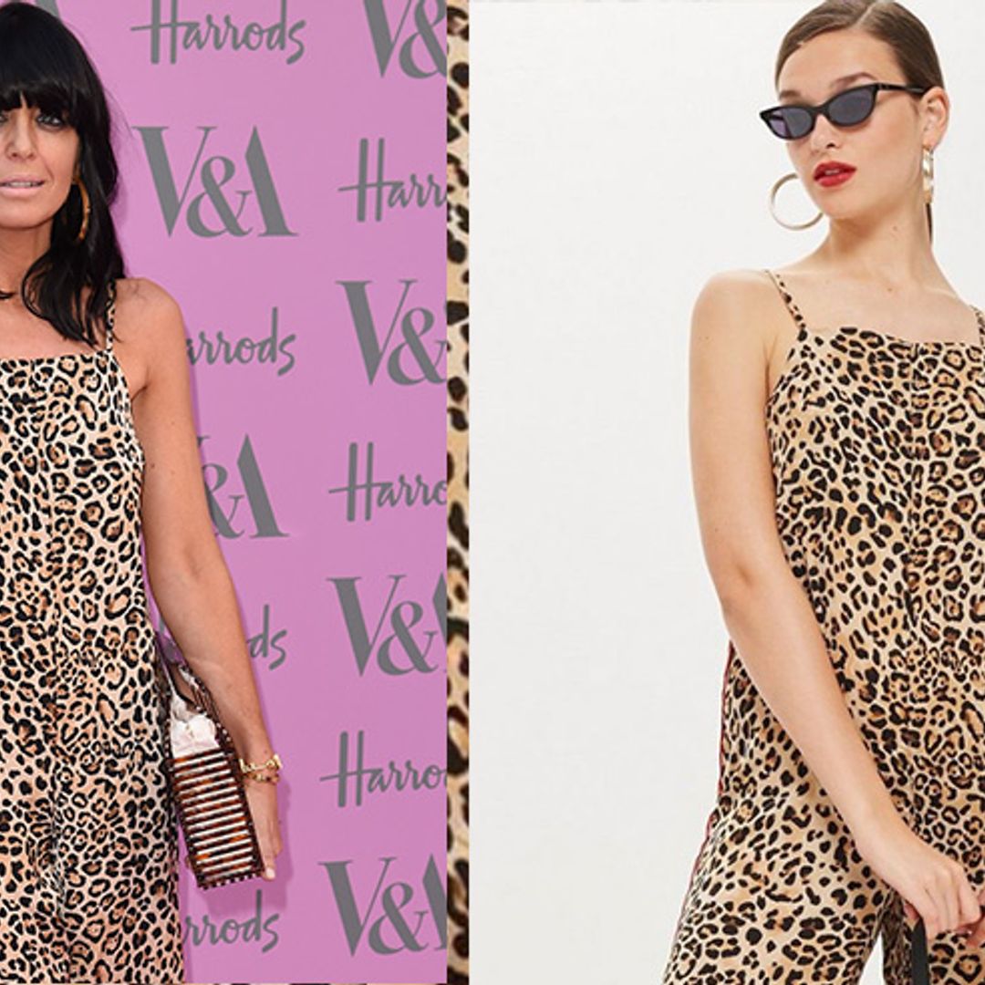 OK, we need Claudia Winkleman’s leopard print jumpsuit (Spoiler: It’s from Topshop)