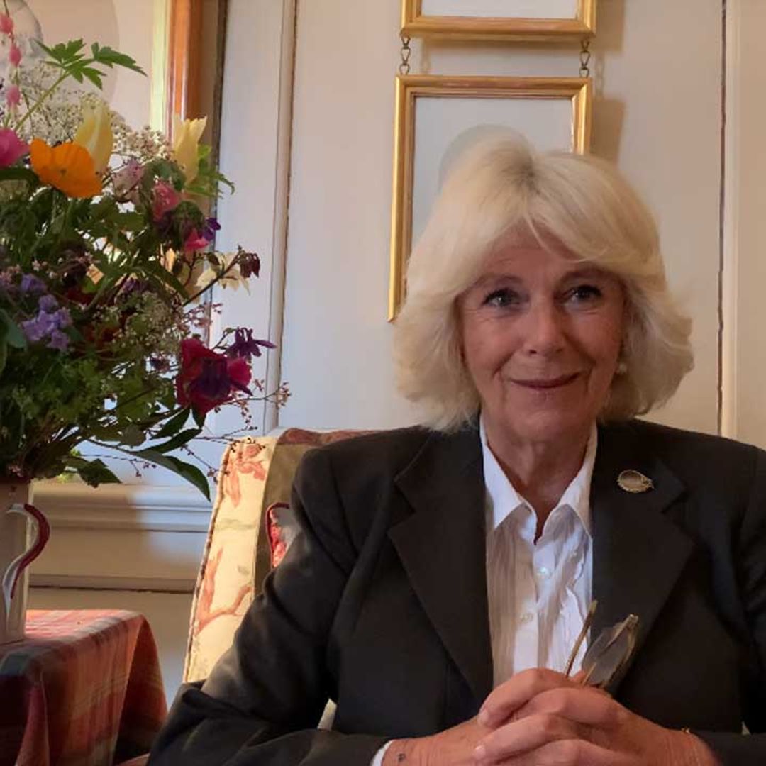 Duchess of Cornwall shows off stunning flowers from her garden in home video