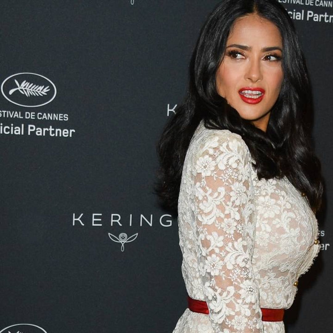 Salma Hayek shares hilarious pole dancing video