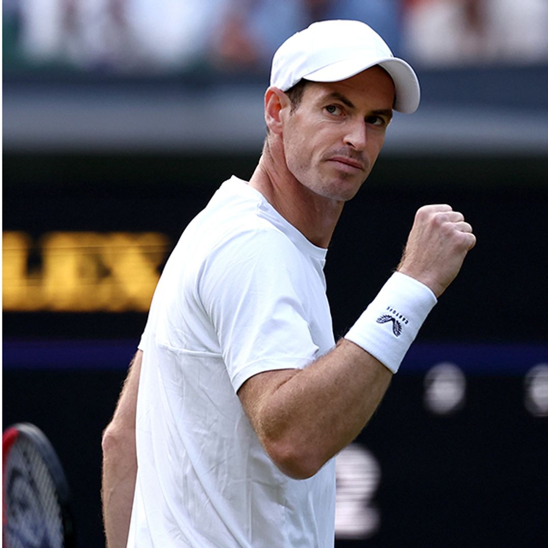 Andy Murray supported by his two daughters during tearful Wimbledon match – all the photos