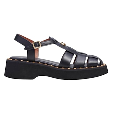 Coach studded fisherman sandals