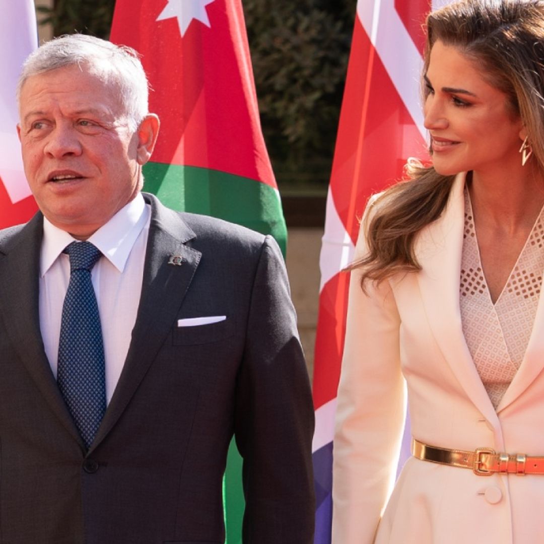 Queen Rania's husband, the King of Jordan, recovering after emergency spinal surgery