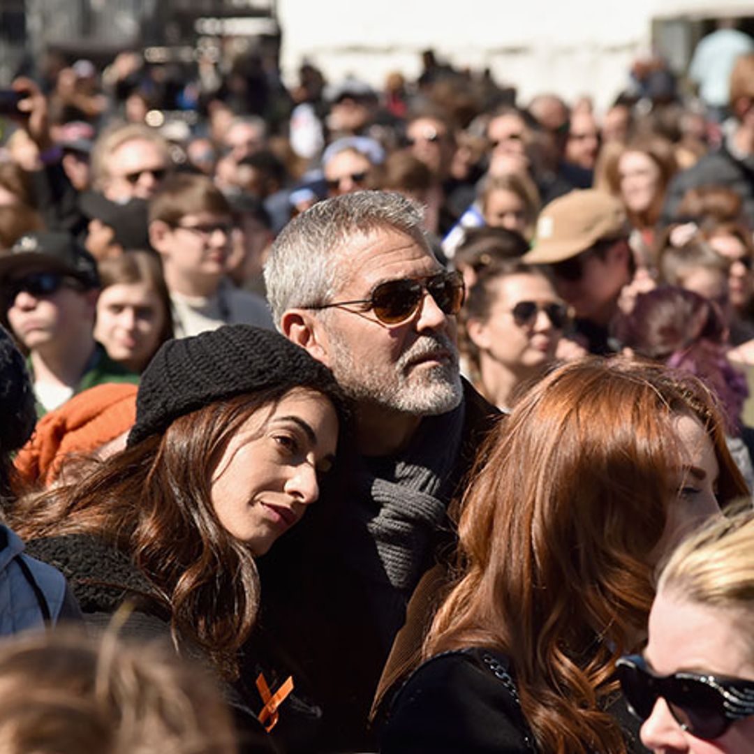 George Clooney, the Kardashians and Paul McCartney lead stars at March for our lives protests
