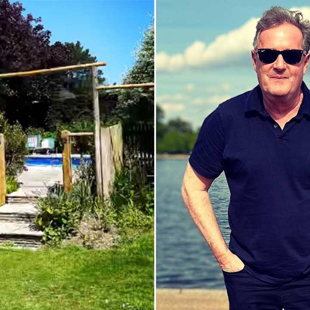 Piers Morgan's jaw-dropping garden at Sussex mansion could be a golf course – watch