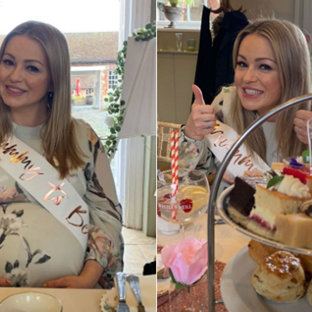 Ola Jordan's extravagant baby shower cake has to be seen to be believed