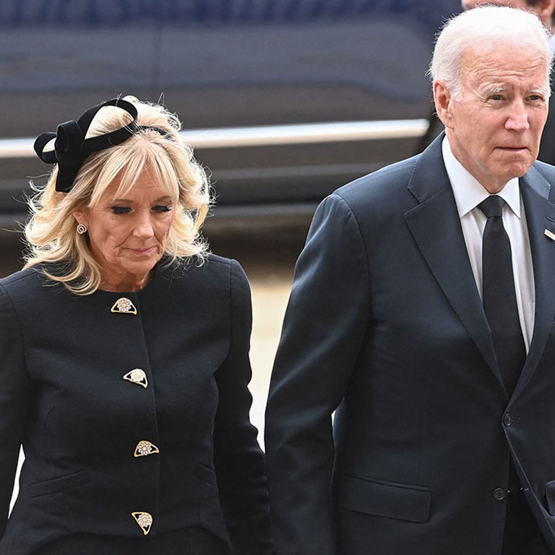 First Lady Jill Biden makes subtle tweak to one of her jackets for the Queen's funeral 