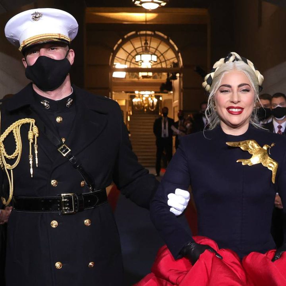 Lady Gaga serves Hunger Games glam at Joe Biden’s inauguration