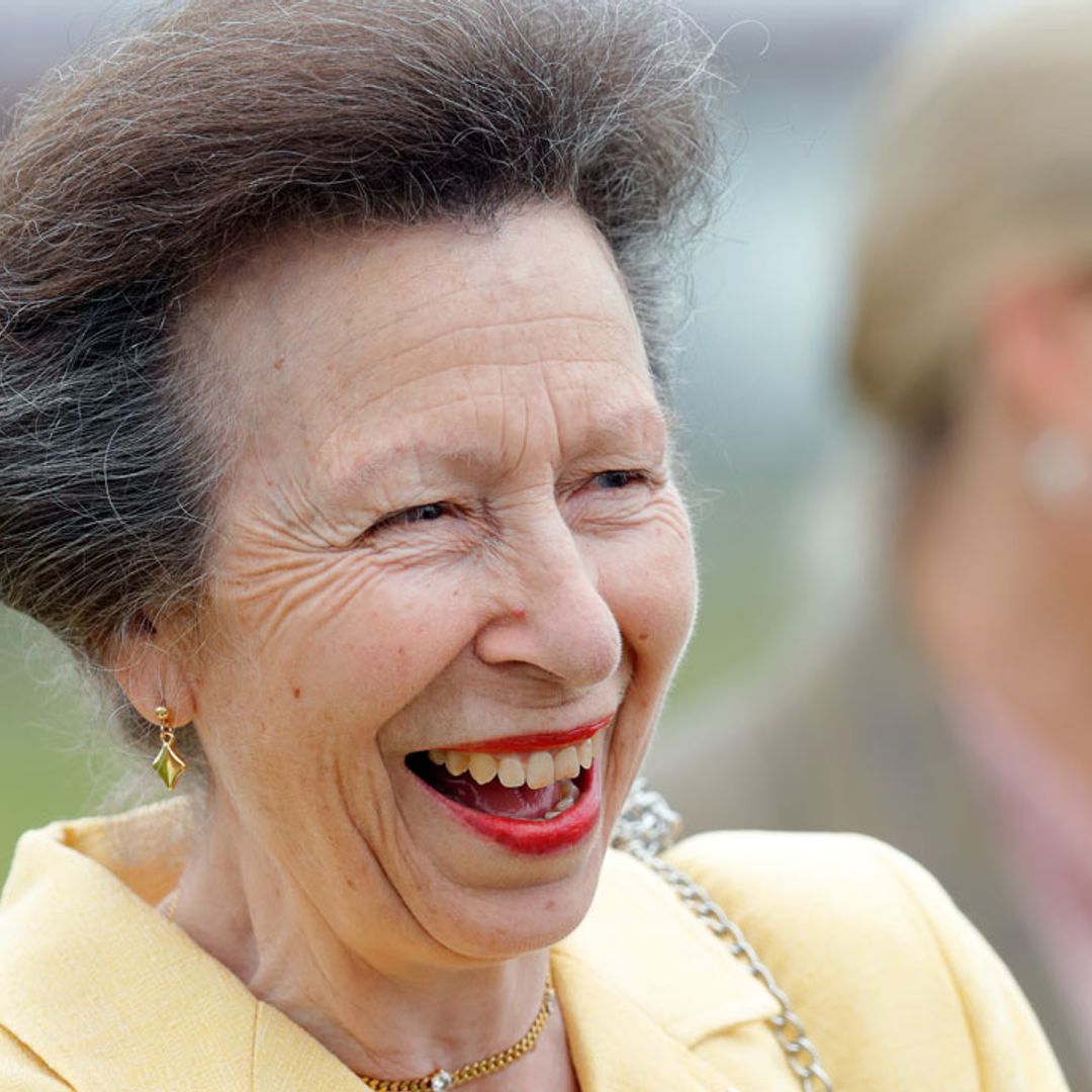 Princess Anne is a vision of spring in sunshine yellow blouse and swish fitted blazer
