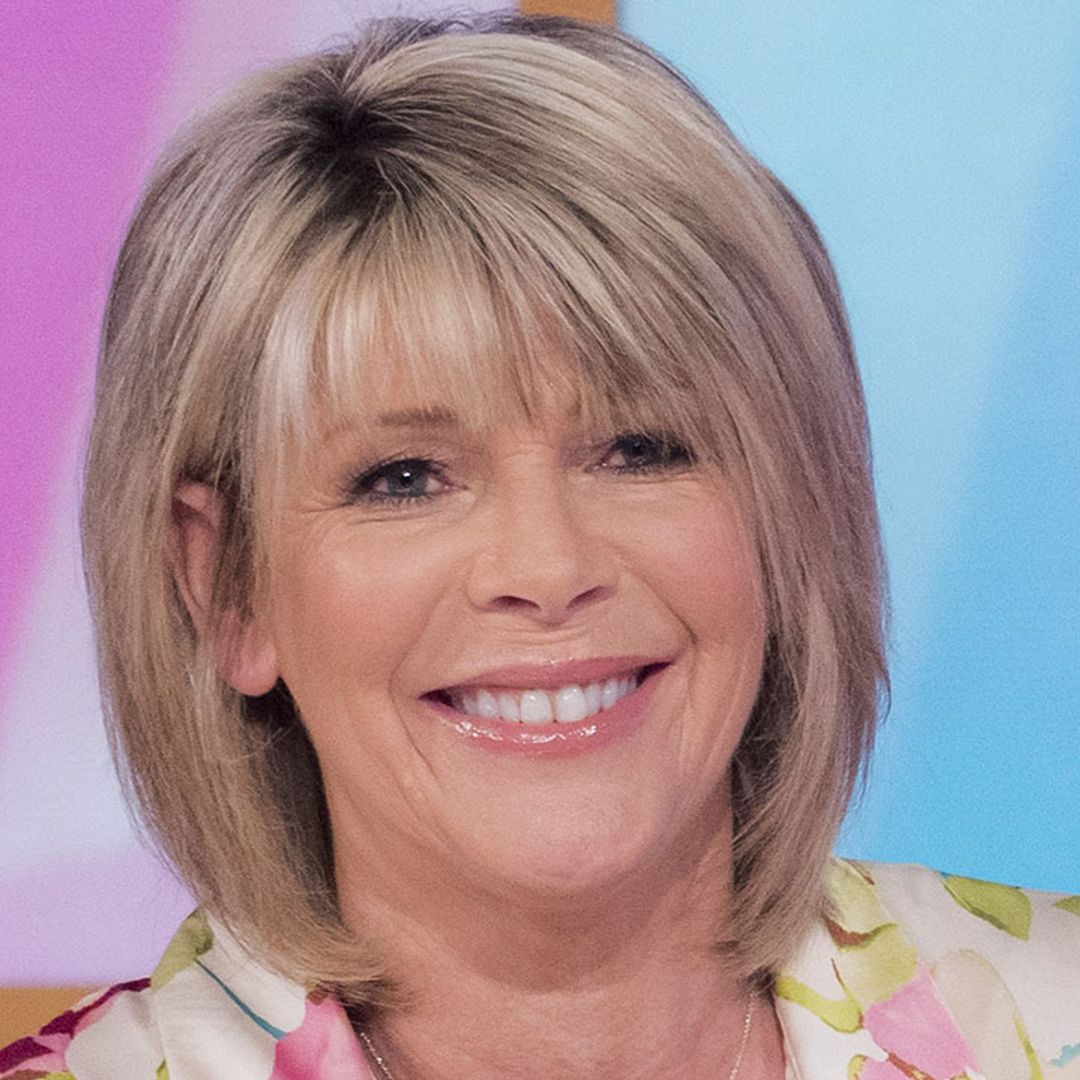 Ruth Langsford is the ultimate beach babe in sarong and heels
