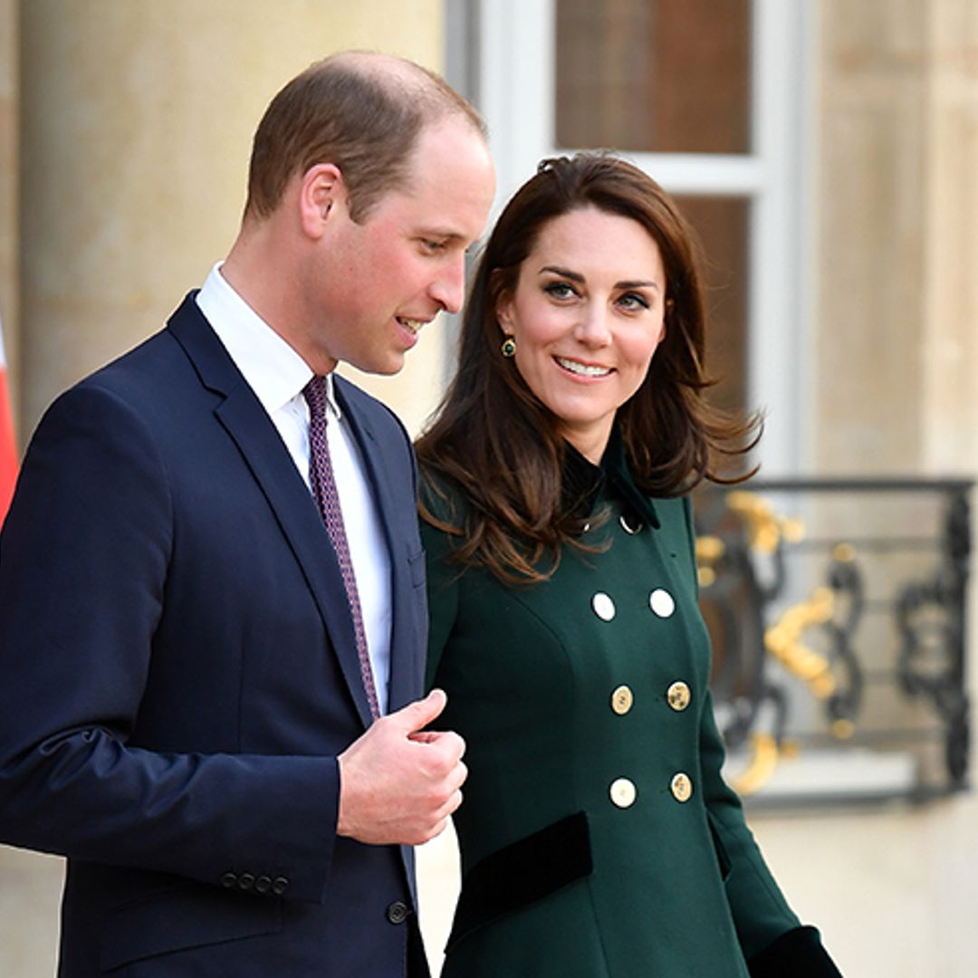 Prince William and Kate embark on their poignant trip to Paris