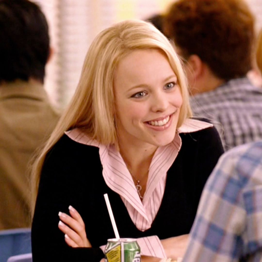 The movie "Mean Girls", directed by Mark Waters. Seen here, Rachel McAdams as Regina George. Initial theatrical release April 30, 2004.