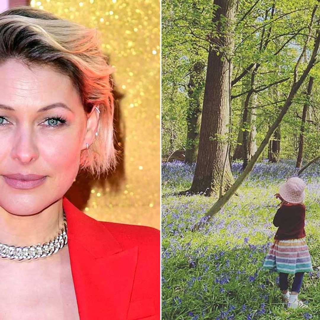 Emma Willis' daughter Trixie enjoys decadent rainbow birthday cake - and it's topped with extra cupcakes