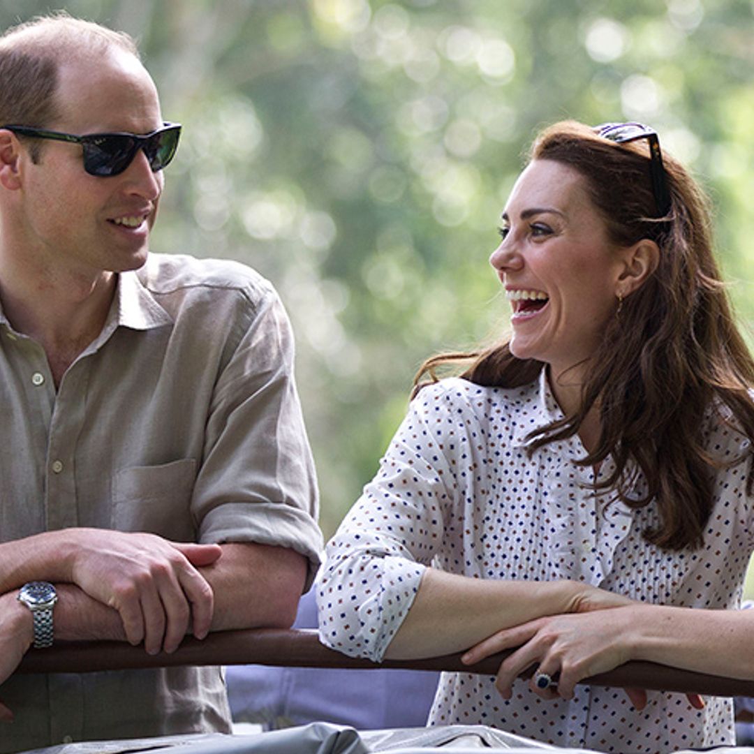 Prince William reunited with Kate Middleton and children after week away