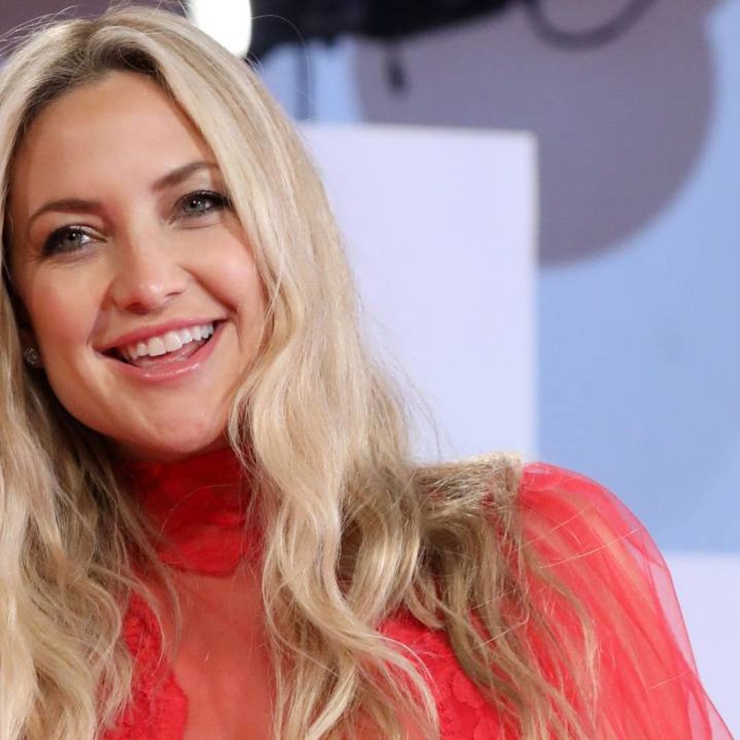Kate Hudson gives Kate Middleton vibes in a dreamy dress in touching new family photo