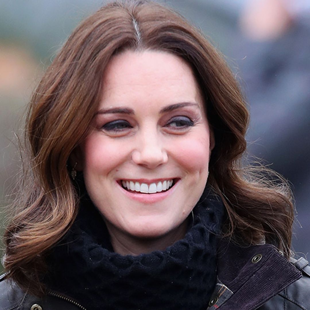 Duchess of Cambridge keeps it casual in jeans and a wax jacket