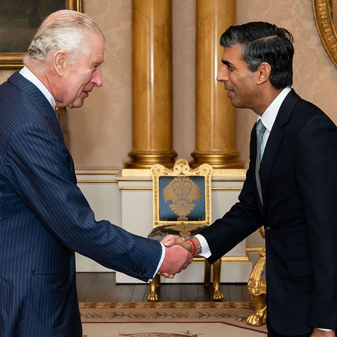 King Charles greets Rishi Sunak at Buckingham Palace - best photos