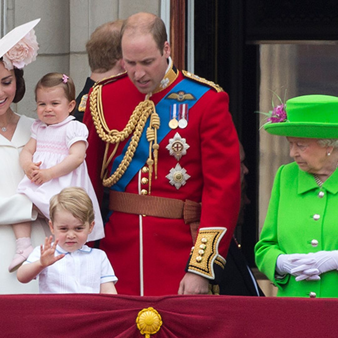 Prince George just borrowed one of his dad Prince William's old outfits!