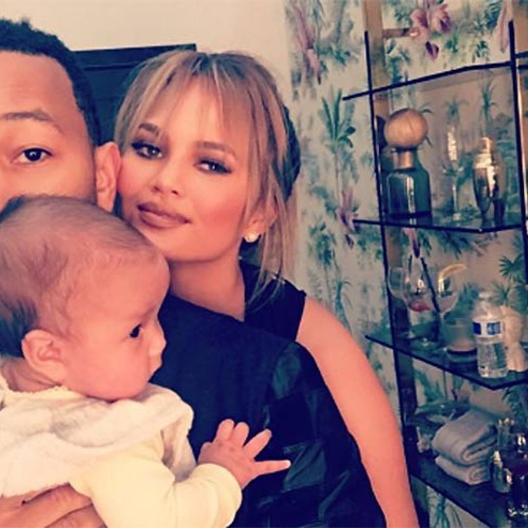 Chrissy Teigen's daughter is the cutest sous chef! See the adorable photo