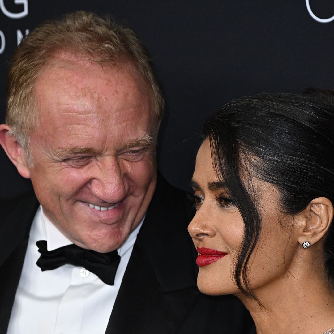 Salma Hayek is besotted with husband François-Henri Pinault on glamorous date night