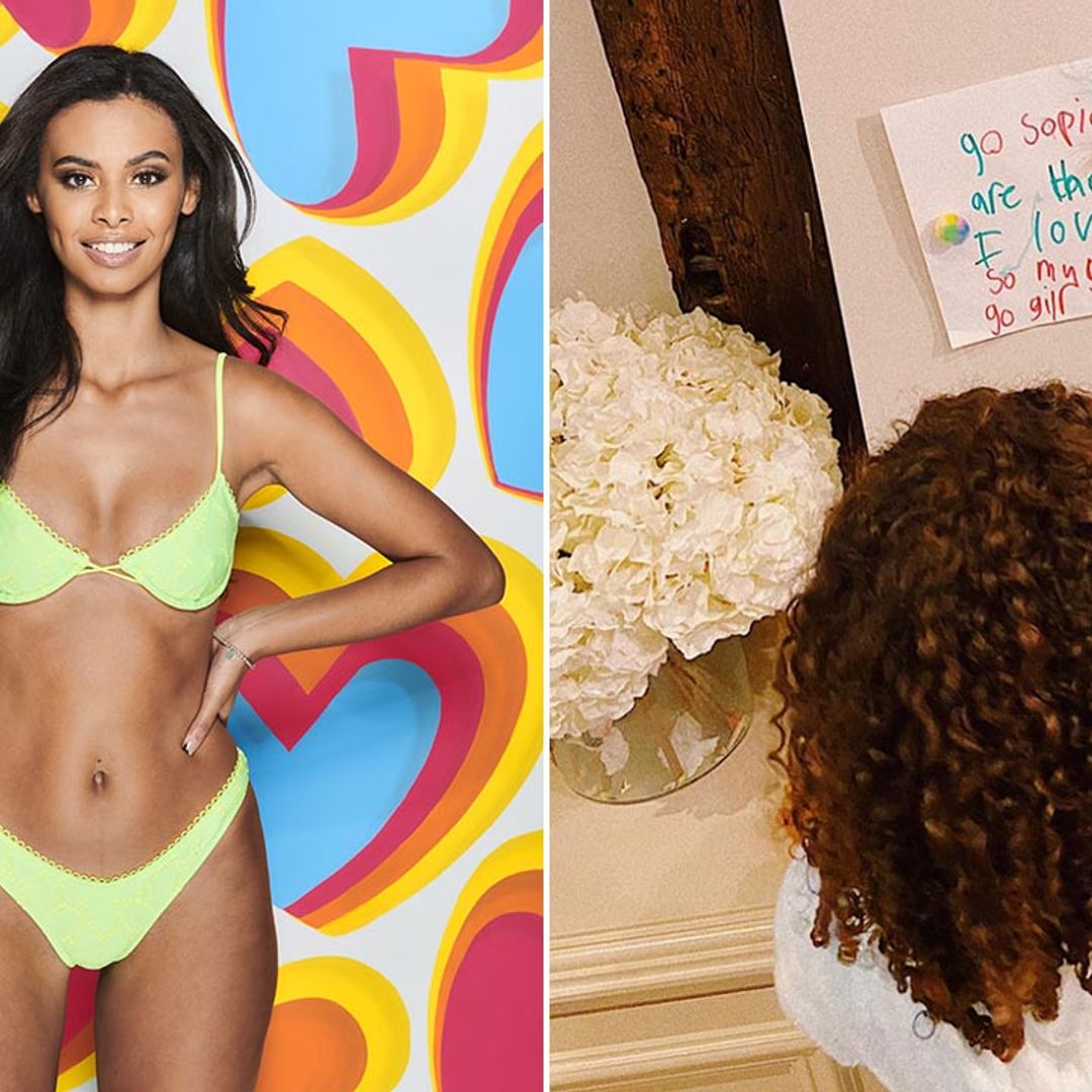 Rochelle Humes' daughter Alaia sends sweet message to Love Island's auntie Sophie