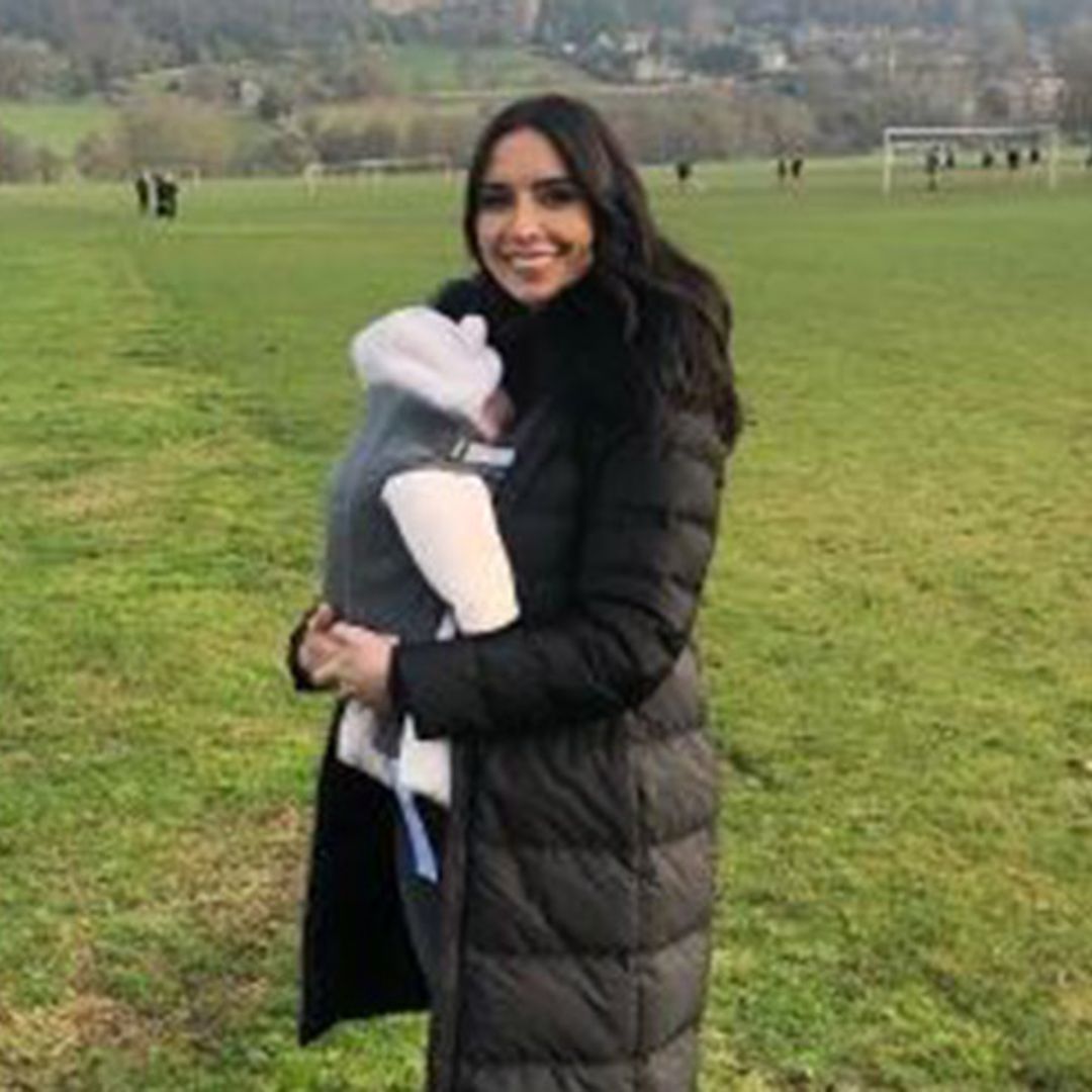Christine Lampard and baby Patricia stay up late to watch 'Uncle' Harry Redknapp win I'm A Celebrity