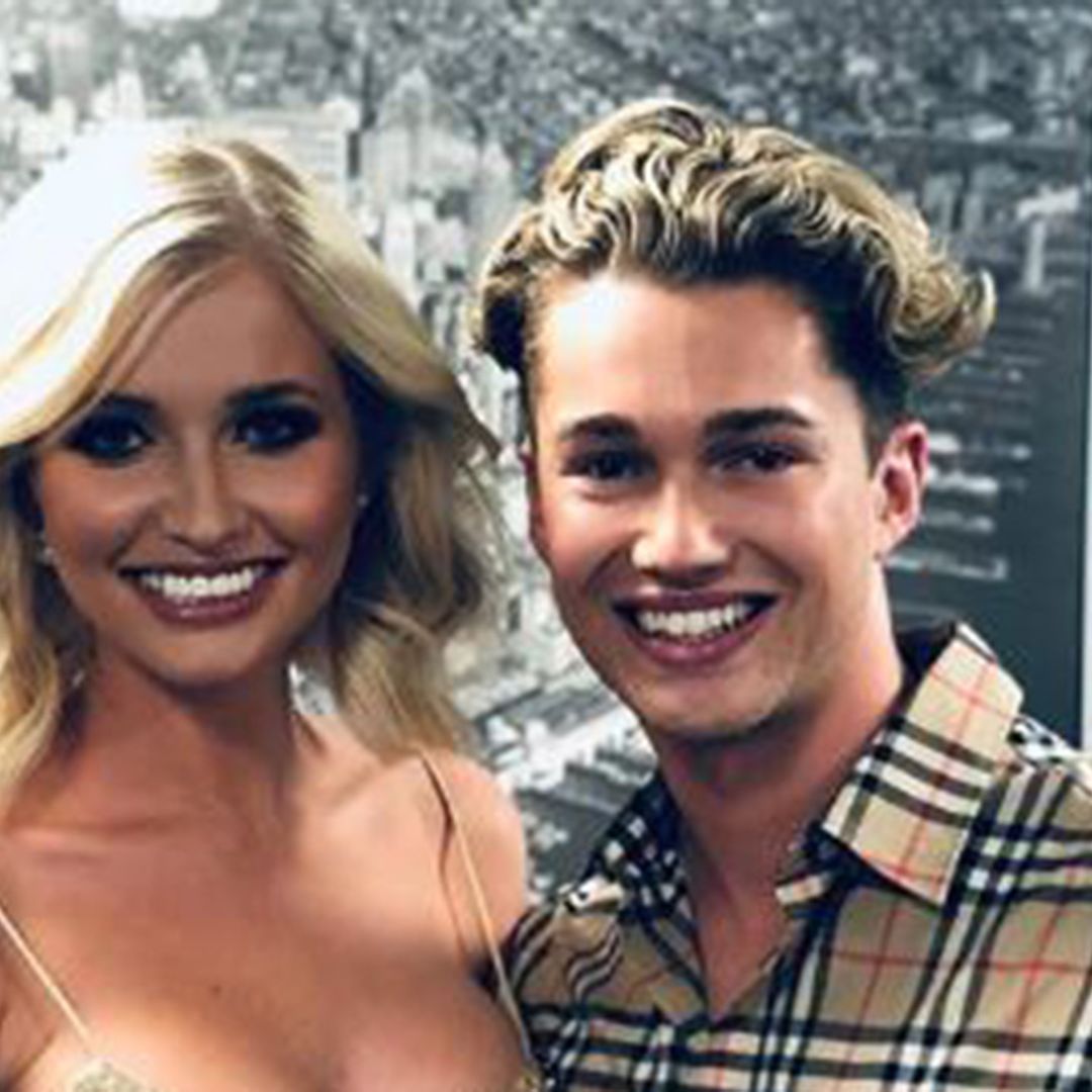 Love Island star Amy Hart and Strictly's AJ Pritchard flirt on Aftersun